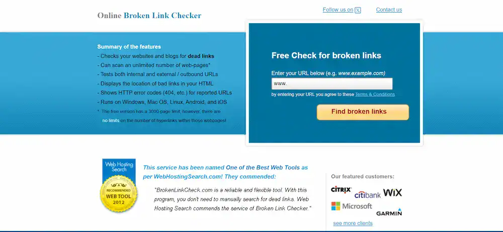 Broken Link Checker