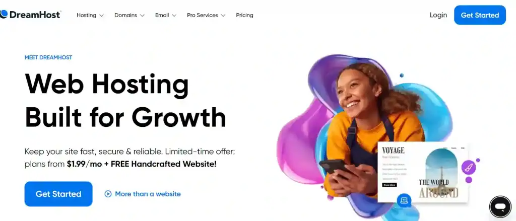 DreamHost hosting