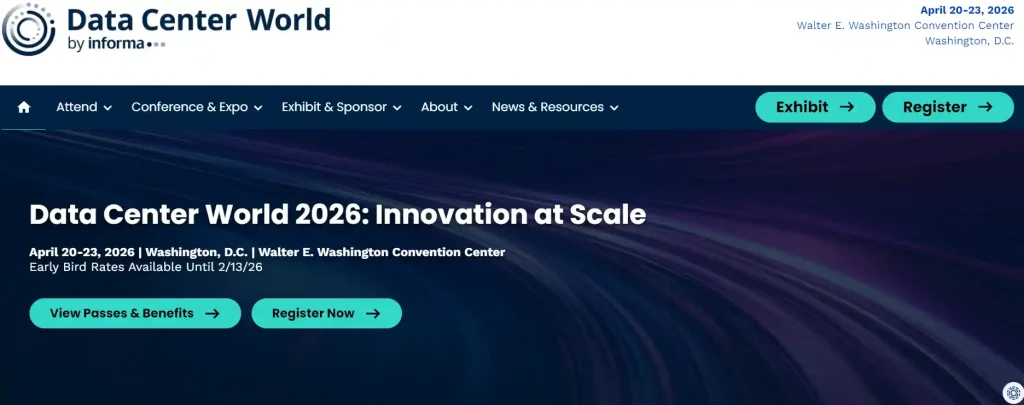 Data Center World 2026