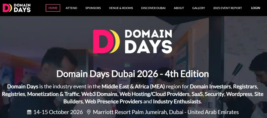 Domain Days Dubai 2026